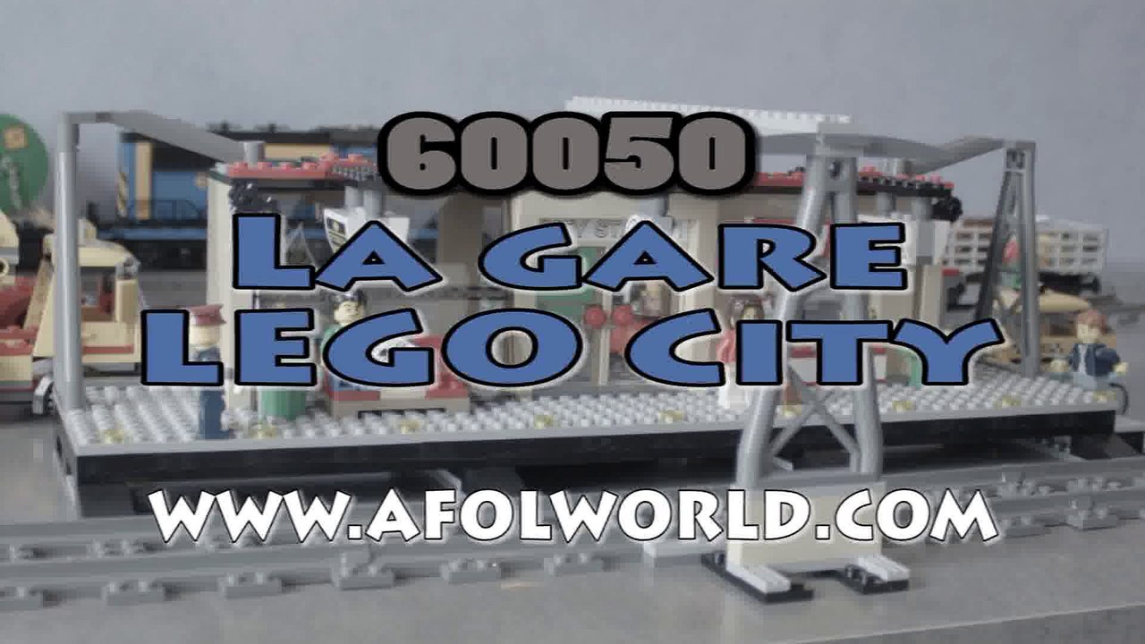 60050 La gare LEGO City by AFOLWORLD