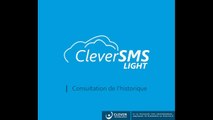 Consultation de l'historique - CleverSMS Light - Clever Technologies©