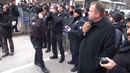 Başkentte Kadına Karşı Şiddet Eyleminde Arbede