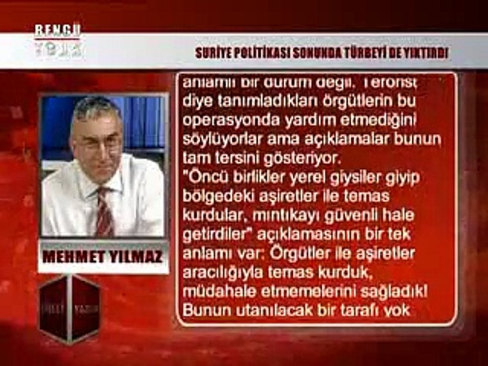 KÖŞELİ YAZILAR - MEHMET YILMAZ 24.02.2015