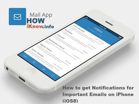 How to get Notifications for Important Emails on iPhone (iOS8)