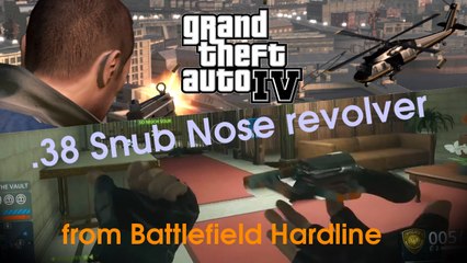GTA IV - Battlefield Hardline .38 Snub Nose Revolver (Hostile Negotiation walkthrough)