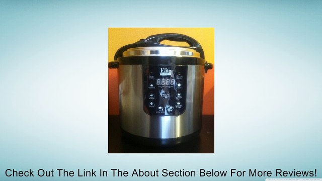 Elite 8-Function 10-Quart Electronic Pressure Cooker EPC-1013 BLACK Review