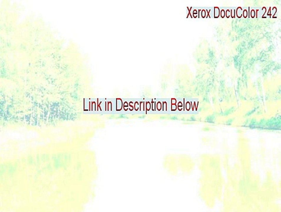 Xerox DocuColor 242/252/260 Keygen [Download Now]