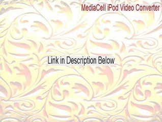 MediaCell iPod Video Converter Keygen - Instant Download