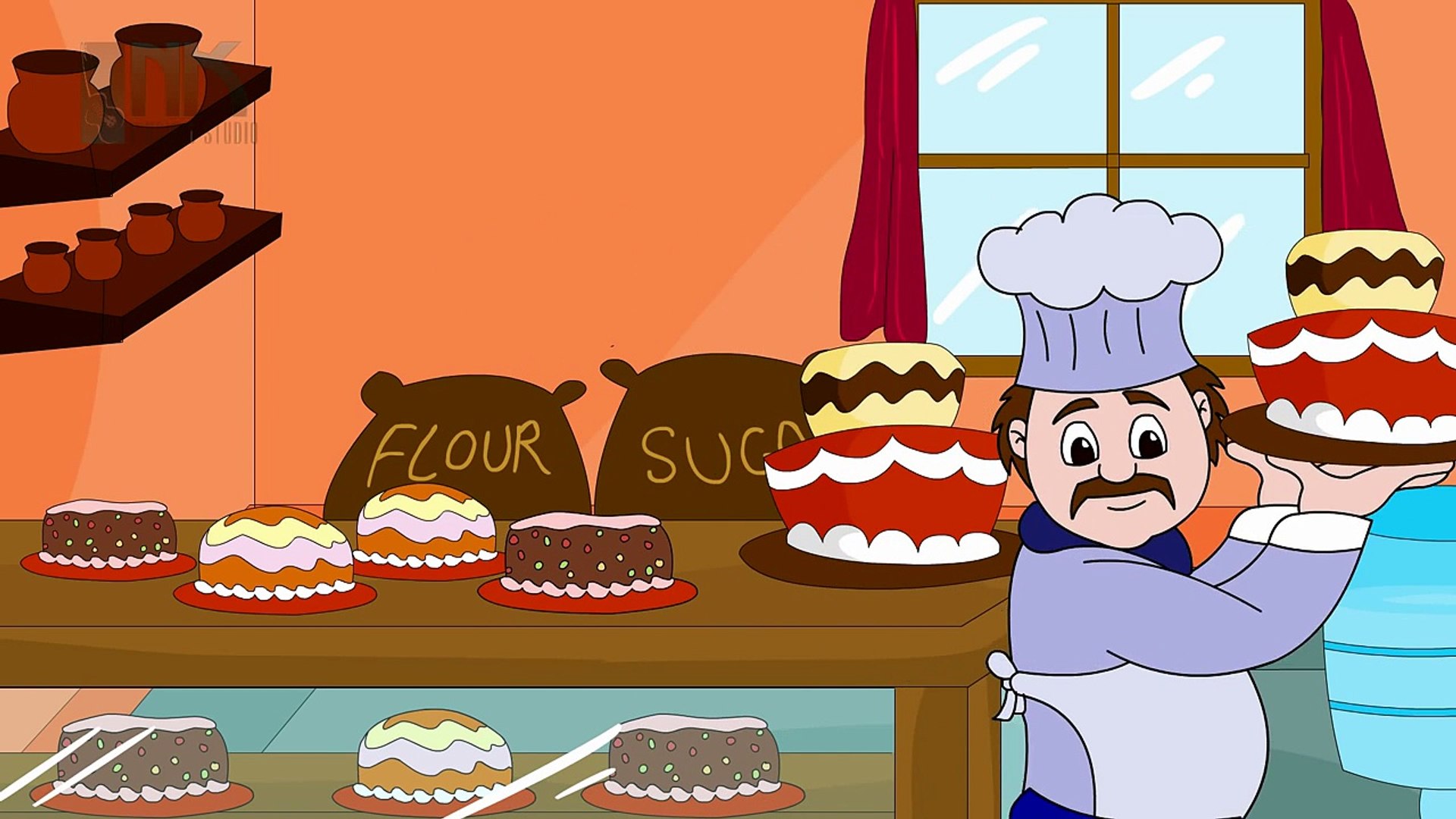 ⁣Pat a Cake - Nursery Rhyme - Play Nursery Rhymes