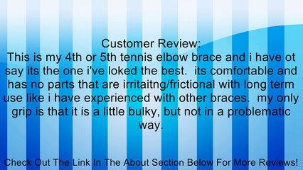 Valeo Neoprene Tennis Elbow Support Review