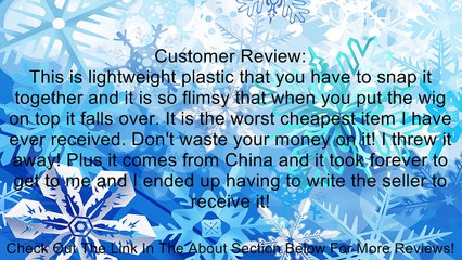 World Pride� Folding Stable Durable Wig Hair Hat Cap Holder Stand Holder Display Tool Review