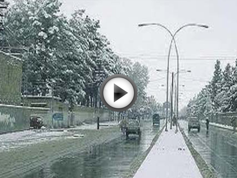 Snowfall in Quetta