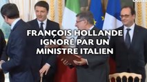 François Hollande ignoré par un ministre italien