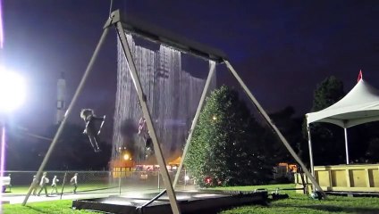 The amazing Waterfall Swing