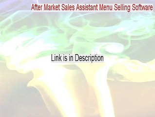 After Market Sales Assistant Menu Selling Software Cracked - Download Here