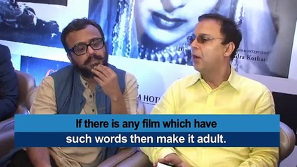 Censor Board's list of abusive words_ Vidhu Vinod Chopra Reacts