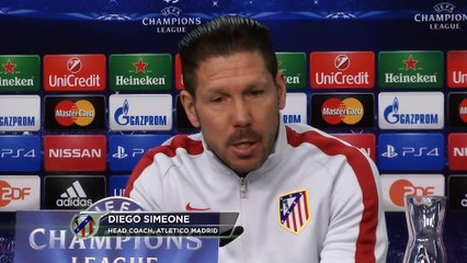 Simeone: "Necesitamos la mayor concentración"