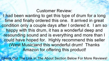 REMO Drum, Buffalo, 16" Diameter, 3.5" Depth, Standard Review