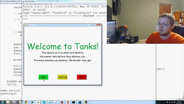 -Pygame (Python Game Development) Tutorial - 75 - Enemy Tank Part 2 - YouTube