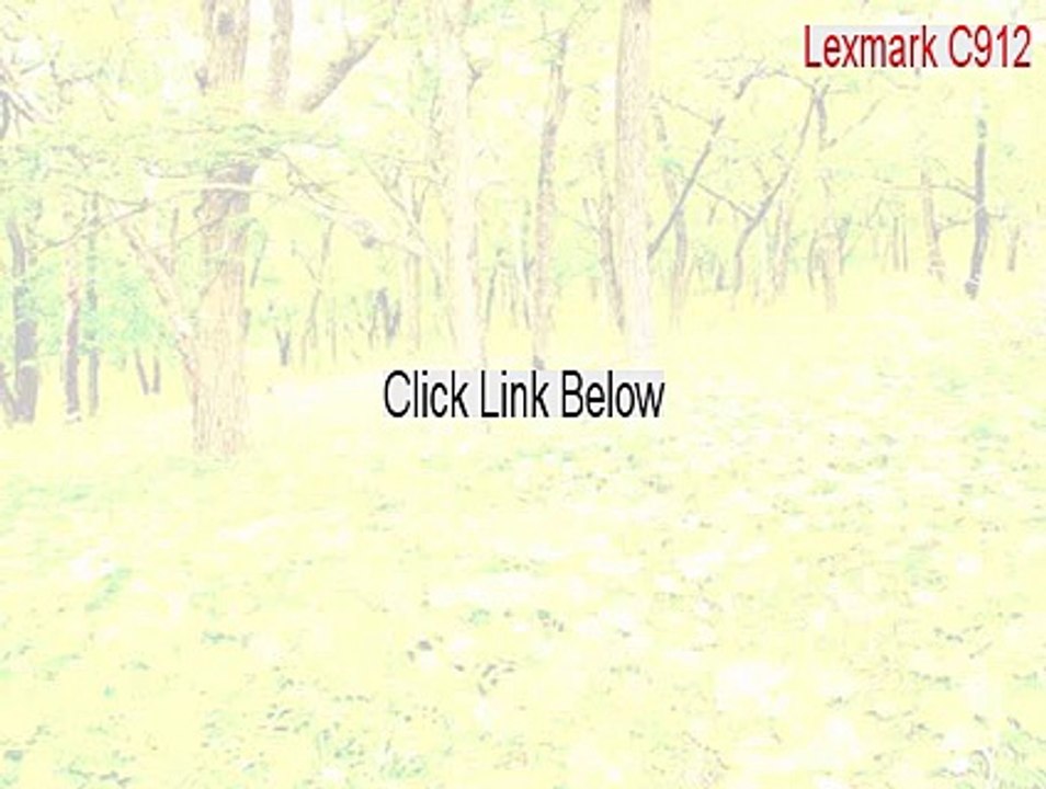 Lexmark C912 Serial (Download Now 2015)