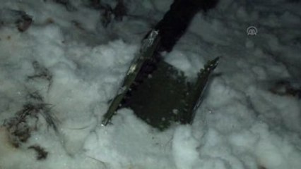 Malatya'da Düşen Askeri Uçakların Enkazına Ulaşıldı (1)