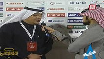 حديث رئيس نادي التعاون محمد القاسم بعد لقاء الريان القطري