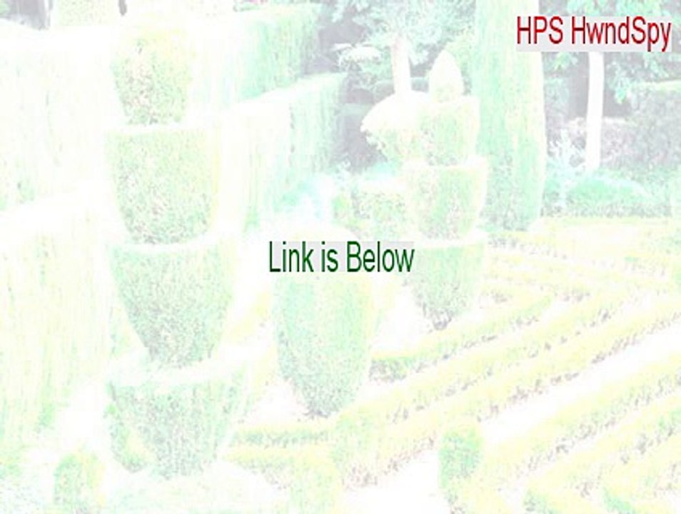HPS HwndSpy Free Download - Free Download [2015]