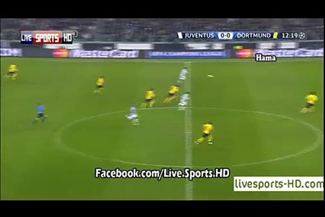 هدف يوفنتوس الاول في بروسيا دورتموند