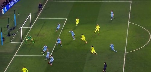 Goal Suarez L. - Manchester City 0 - 2 Barcelona - Champions League - Play Offs - 24/02/2015