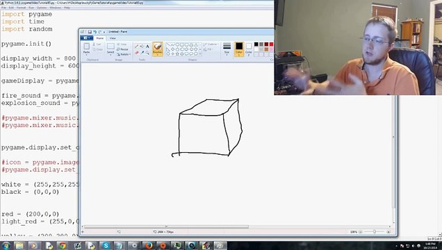 -Pygame (Python Game Development) Tutorial - 85 - Pseudo 3D Intro - YouTube