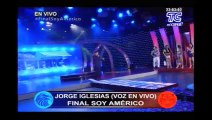 Atrevidos: Jorge Iglesias cantó en la final de 'Soy Américo'.