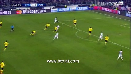 هدف يوفنتوس الثانى فى مرمى بوروسيا دورتموند	 (2-1) || دورى ابطال اوروبا