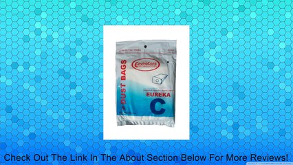 6 Eureka C Allergy Mighty Might canister Vacuum Bags, White Westinghouse, Floorshow Cleaner, Home Cleaning Systm, Commercial Vacuum Cleaners, 52318, 52318-12, 57697-12 Filteraire, 54921-10, 54021-10, VIP 9020, 3015B , 3035A , 3035B , 3035D, 3020BE,S3191B