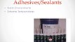 Silicone Adhesives and Epoxy Sealants