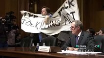Protestors Disrupt Senate Hearing on Trade Promotion Authority