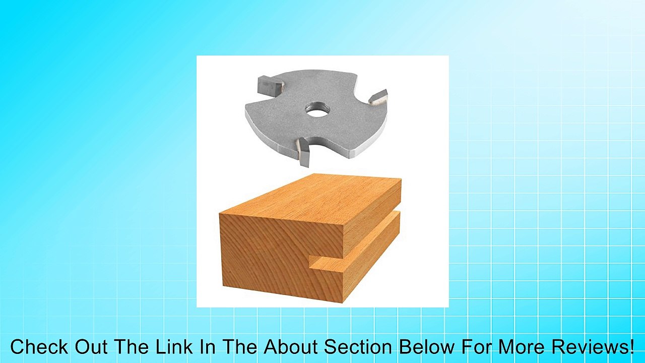 Bosch 85610M 1/4Inch Kerf 3 Wing Slotting Cutter Router Bit Review