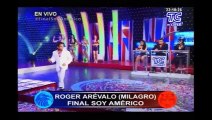Atrevidos: Roger Arevalo cantó para poder decir 'Soy Américo'.