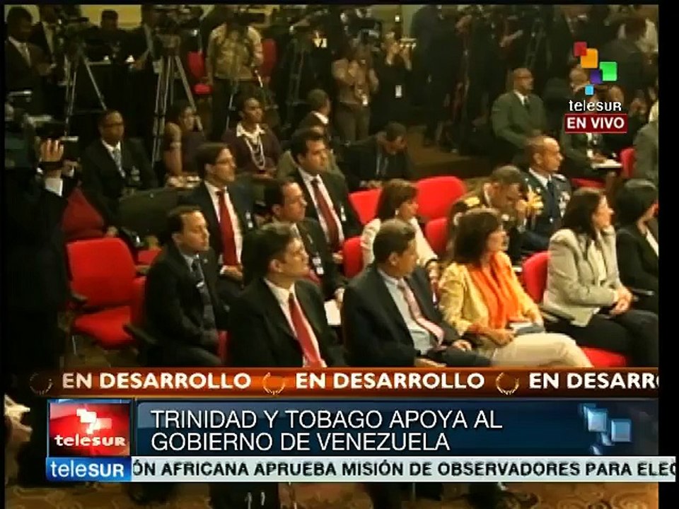 Venezuela: ofrece Maduro balance de visita oficial a Trinidad y Tobago