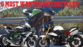TOP 5 MOST WANTED MOTORCYCLES | DREAM GARAGE