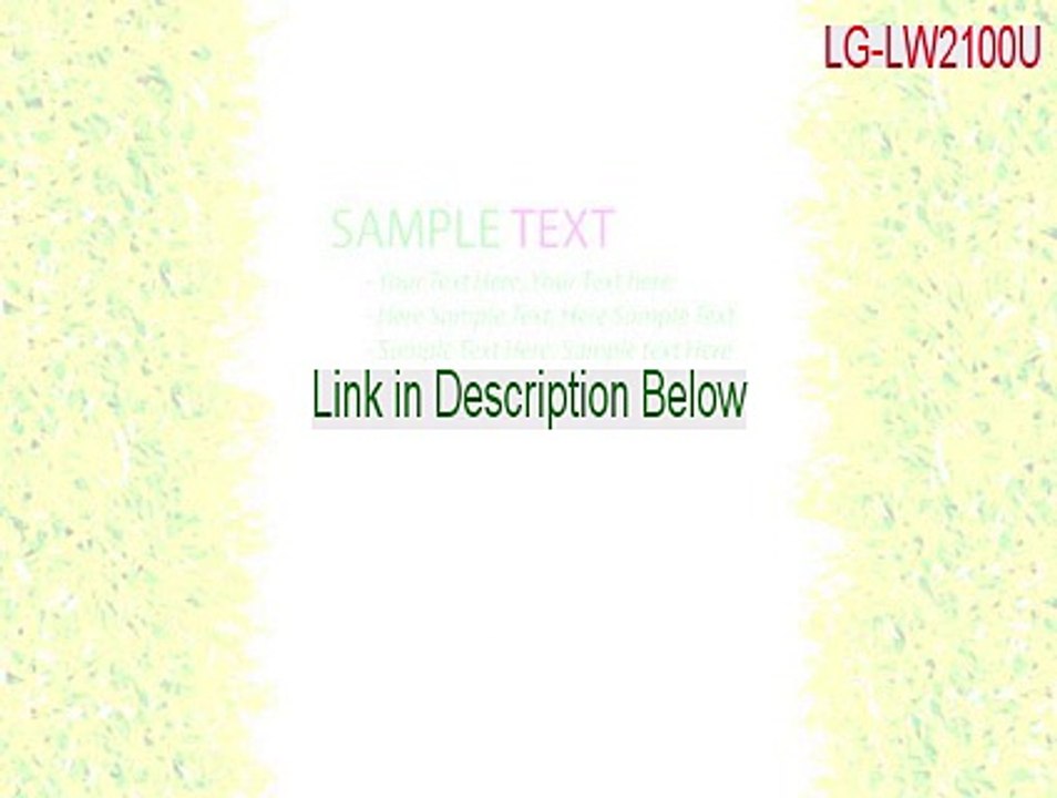 LG-LW2100U Full (LG-LW2100Ulg lw2100u)