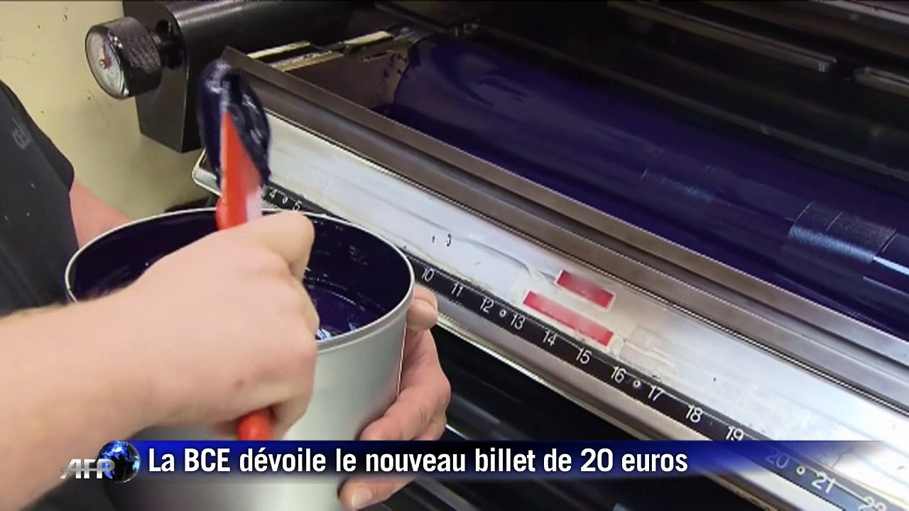 La BCE dévoile le nouveau billet de 20 euros