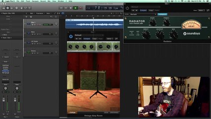 DI Guitar Tone: Softube Vintage Amp Room + SoundToys Radiator