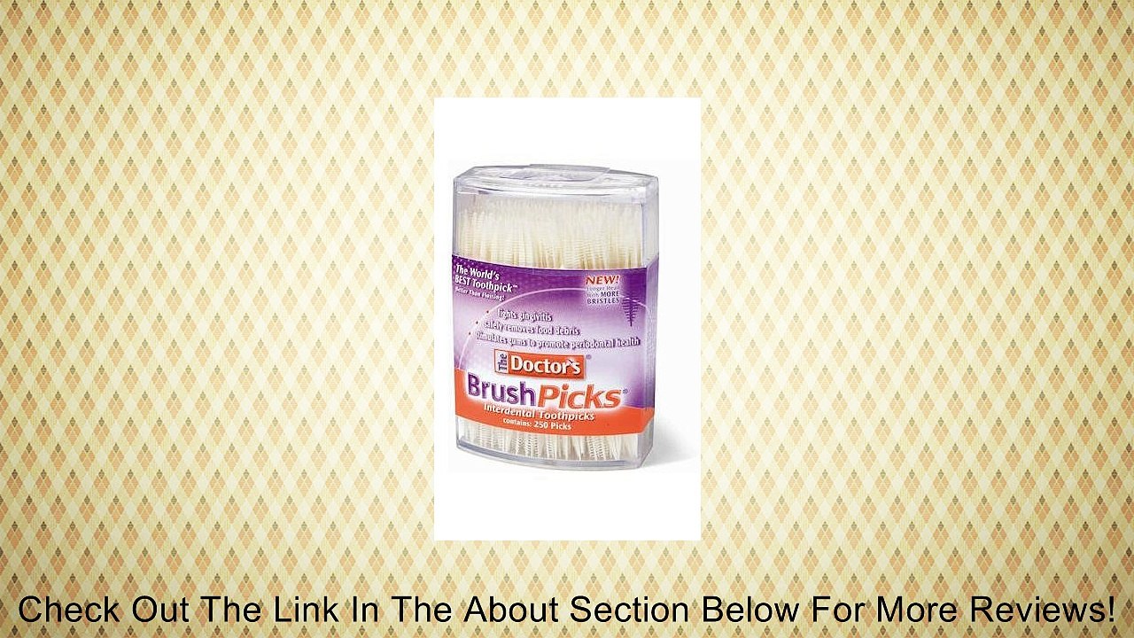 The Doctor's BrushPicks Toothpicks, picks (Pack of 12) Review
