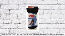 MD USA Ribbed Cotton Blend Compression Socks, Over the Calf, Black, Large Review