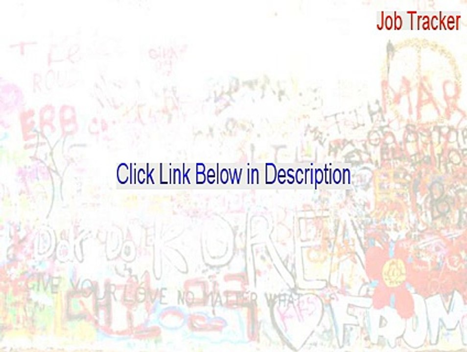 Job Tracker Download [Instant Download 2015]