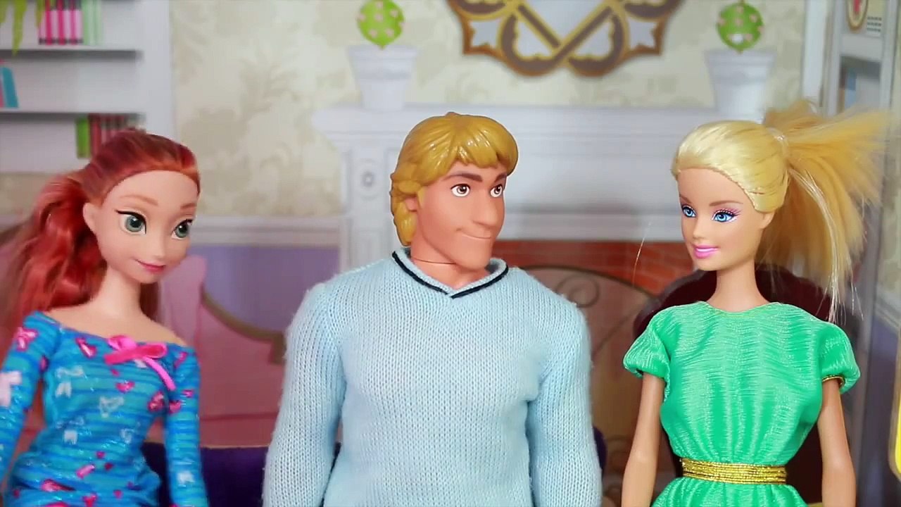 Alltoycollector Frozen Kristoff Barbie Eating Contest Play