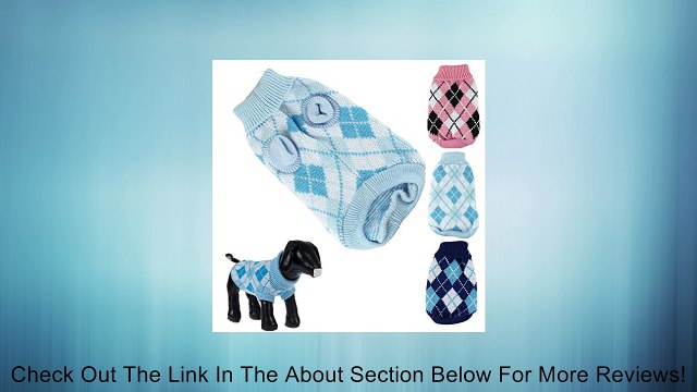 HP95 Hot! Pet Dog Knitted Sweater for Chihuahua Dachshunds Pitbull Review