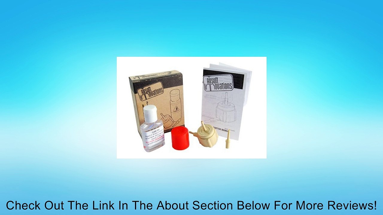 Airsoft Innovations GunGas propane Adaptor Kit Review