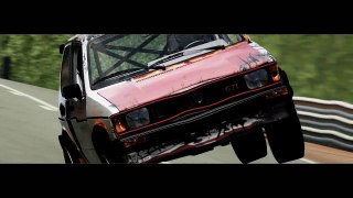 Le Mans - VW Golf Rabbit stunning crash - part 153 HD