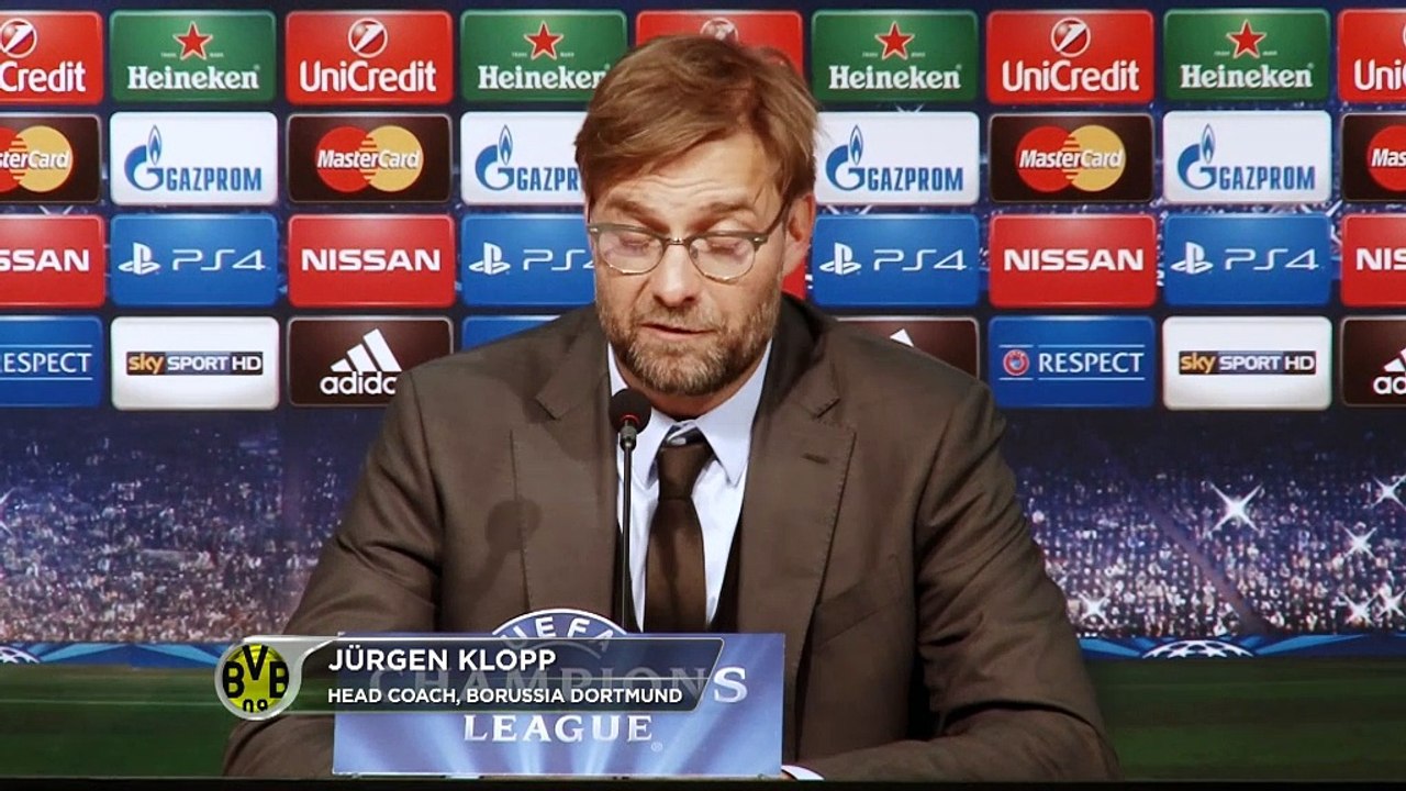 Klopp: 'Wenn man verliert, dann 1:2'