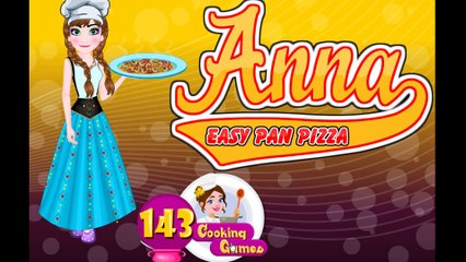 Frozen Princess Anna Easy Pan Pizza game for kids