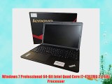 Lenovo ThinkPad Edge E540 20C6008QUS 15.6 Intel Quad Core i7-4702MQ 2.2 GHz 8GB RAM 500GB 7200K