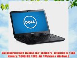 Dell Inspiron i15RV-1333BLK 15.6 Laptop PC - Intel Core i3 / 6GB Memory / 500GB HD / DVD±RW